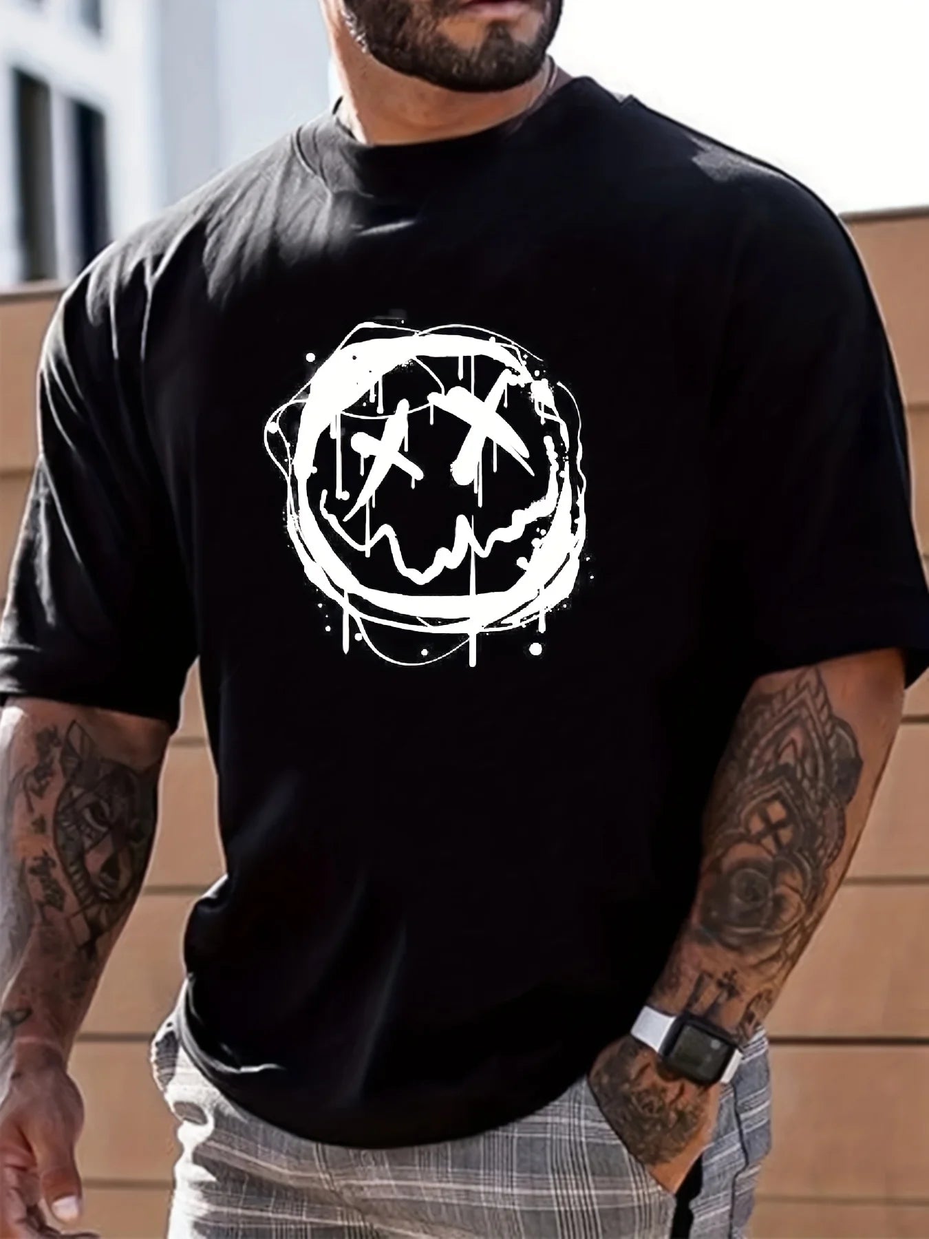 camiseta Masculina Smile