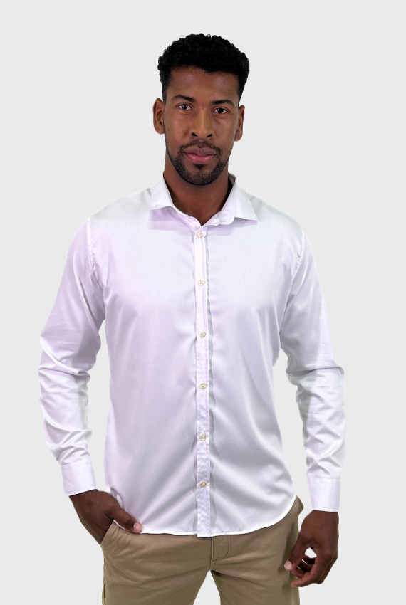 Camisa Manga Longa Slim
