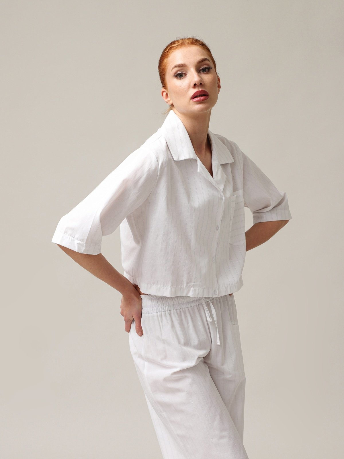 Camisa Curta Casual Feminina
