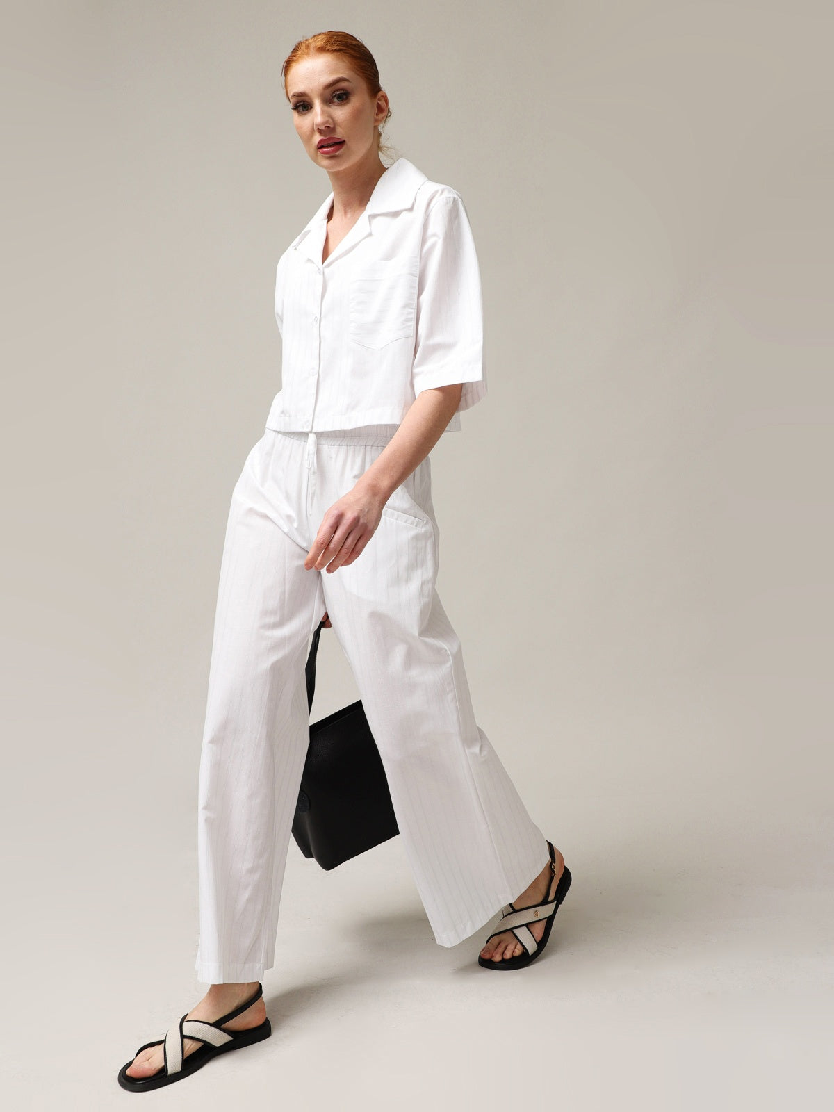 Camisa Curta Casual Feminina