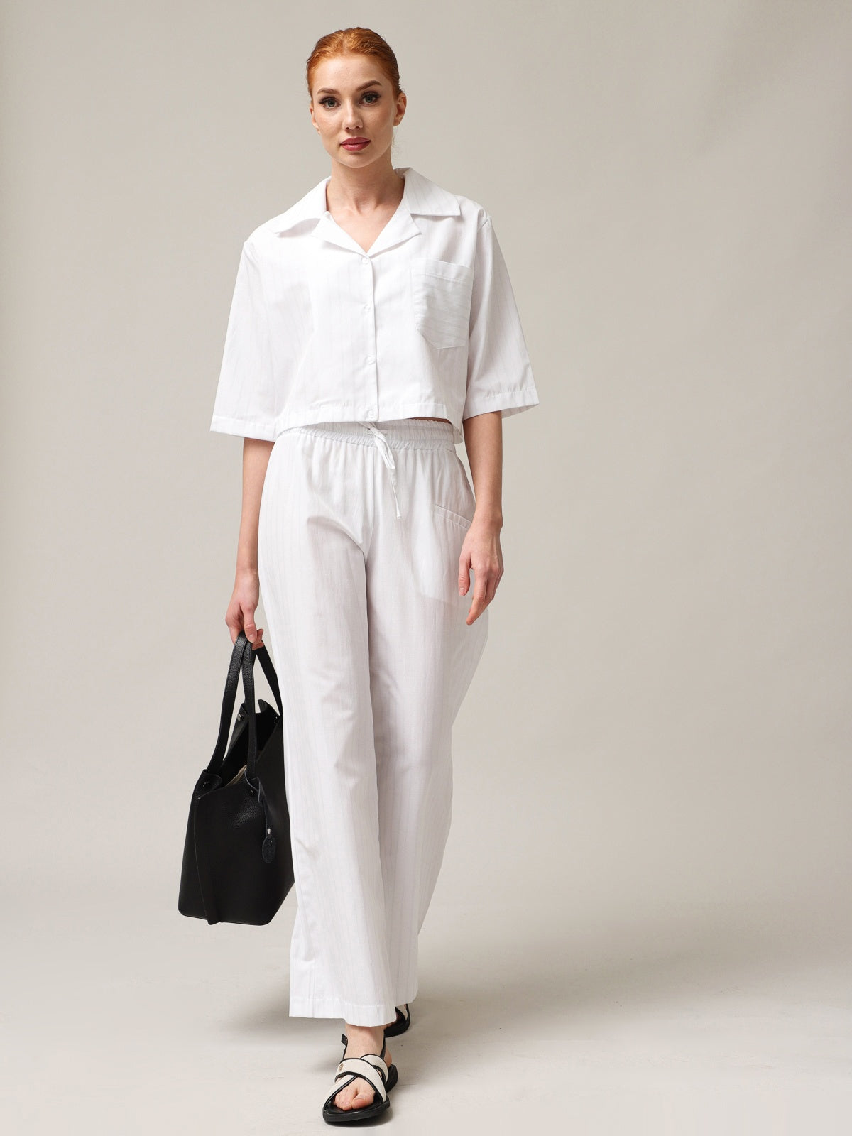 Camisa Curta Casual Feminina
