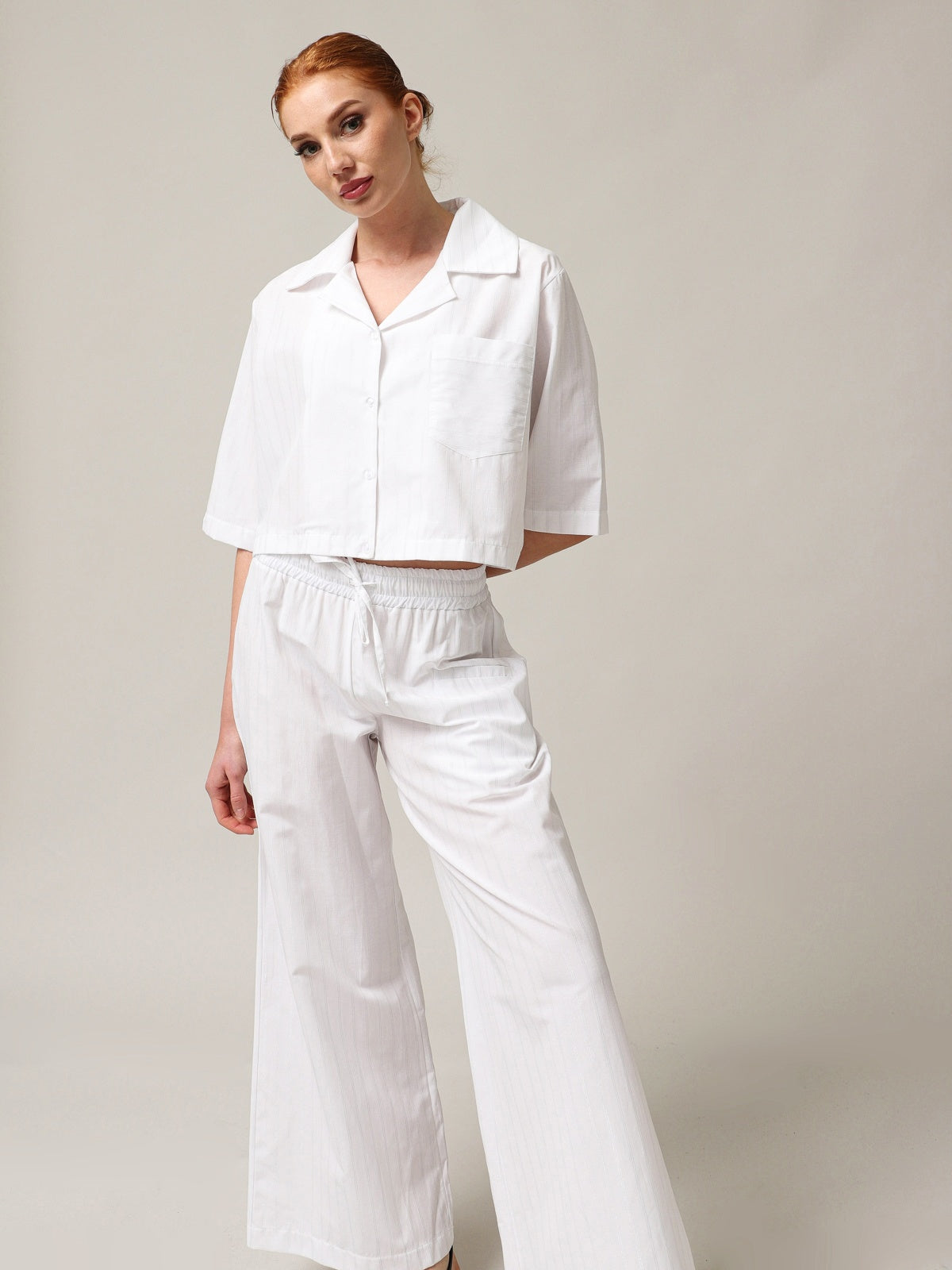 Camisa Curta Casual Feminina