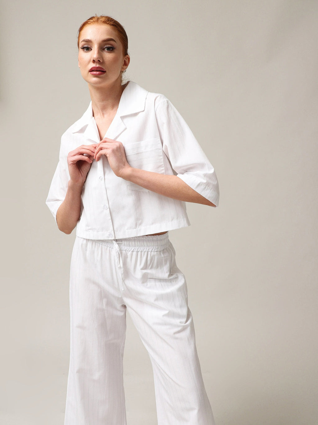 Camisa Curta Casual Feminina