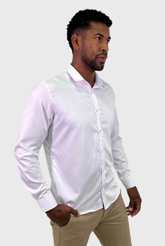 Camisa Manga Longa Slim