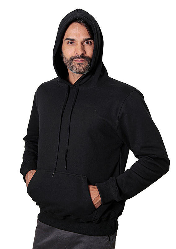 Moletom Hoddie Canguru Liso Felpado 2 Cabos