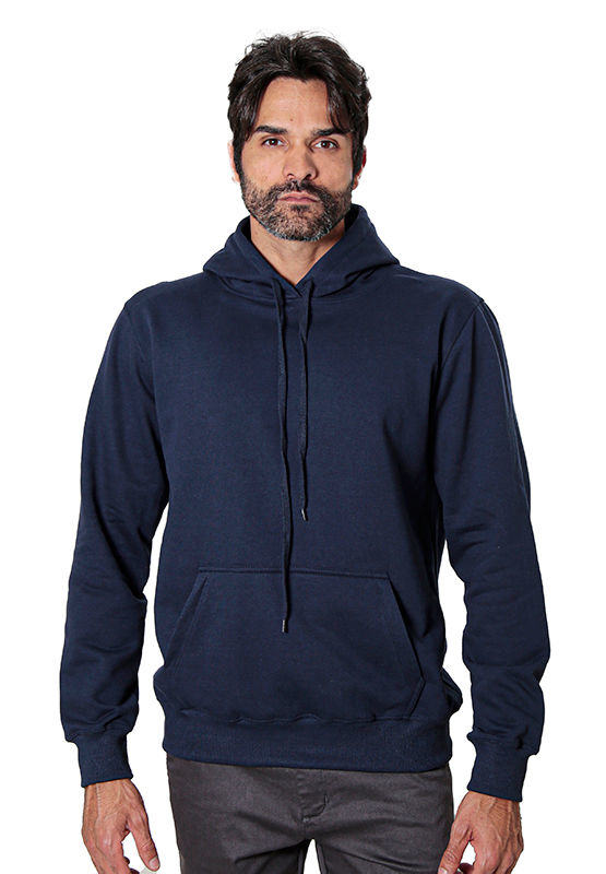 Moletom Hoddie Canguru Liso Felpado 2 Cabos