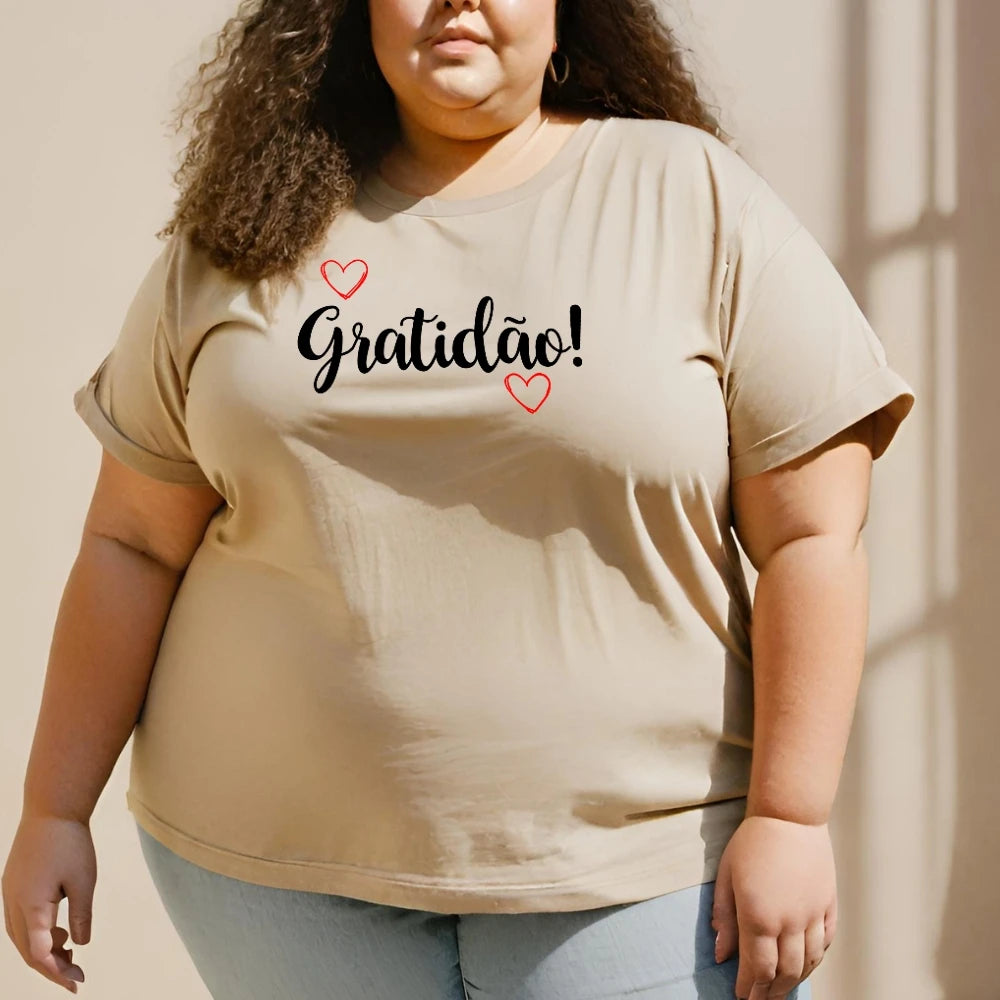 Camiseta Feminina Gratidão