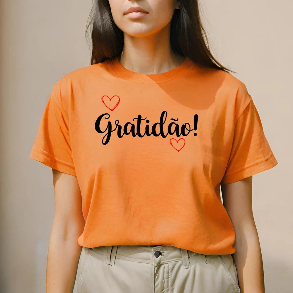 Camiseta Feminina Gratidão