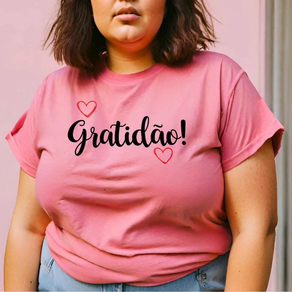 Camiseta Feminina Gratidão