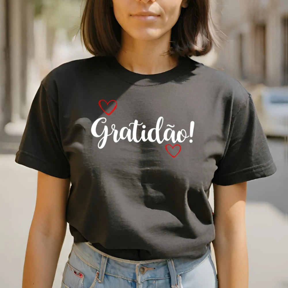 Camiseta Feminina Gratidão