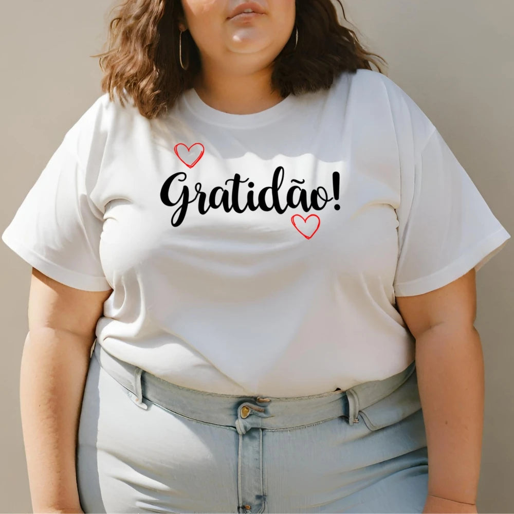 Camiseta Feminina Gratidão