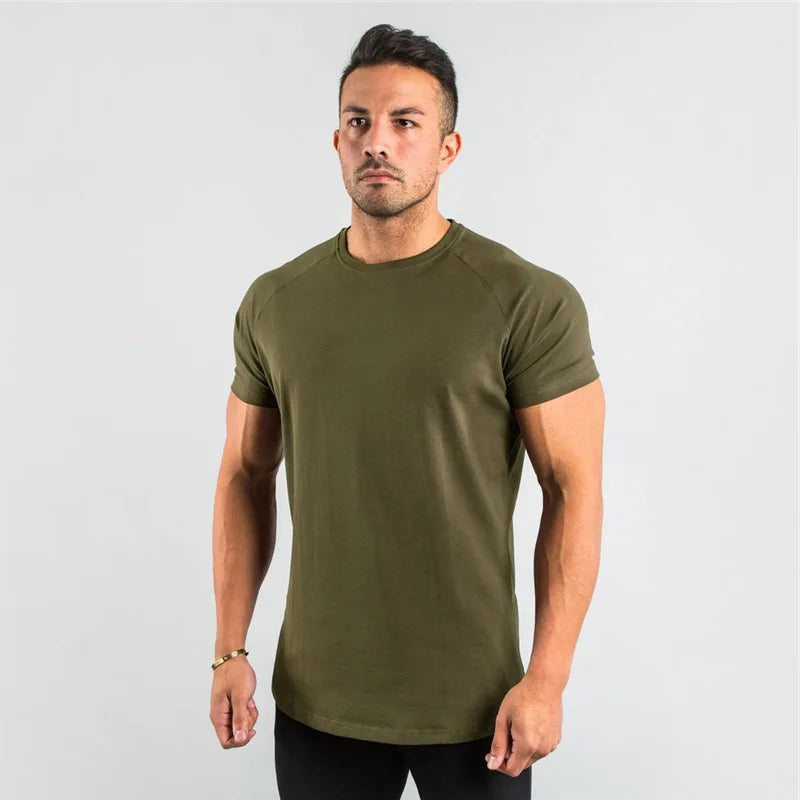 Camiseta Masculina Casual de Manga Curta