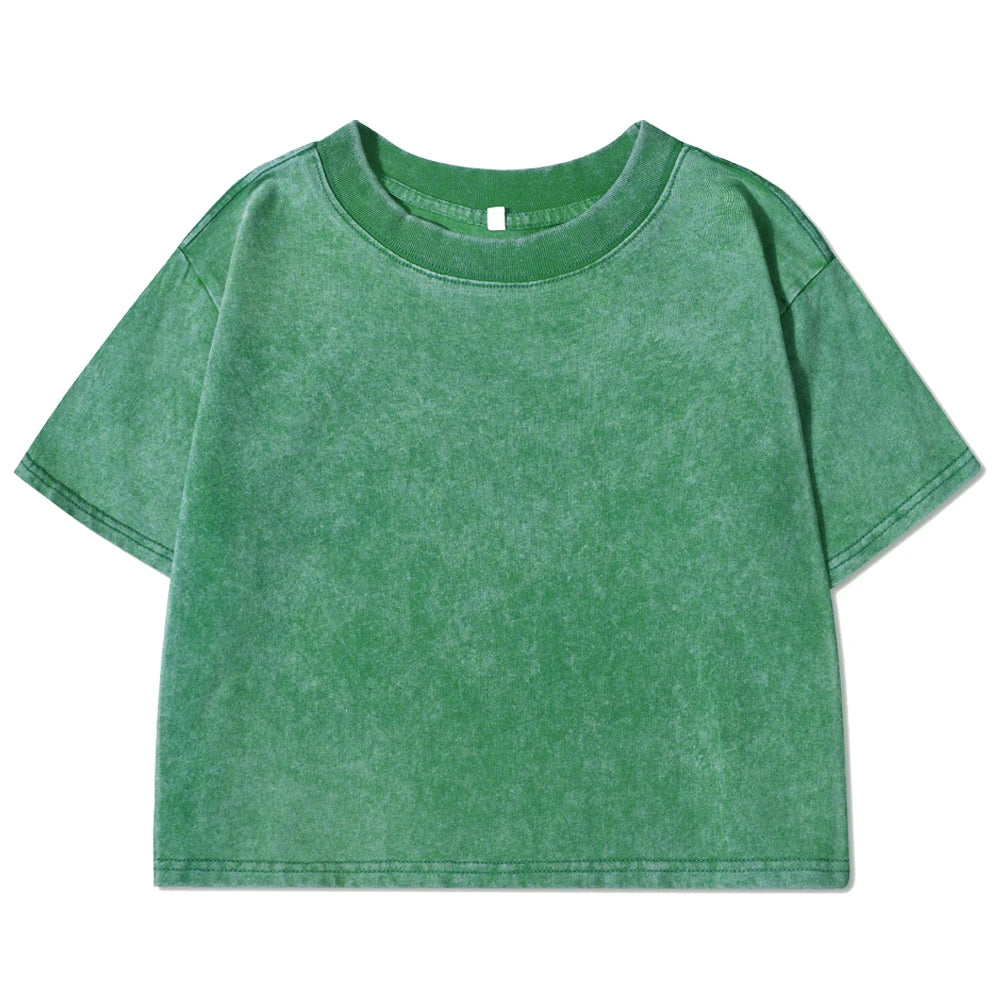 Camiseta Vintage Cropped