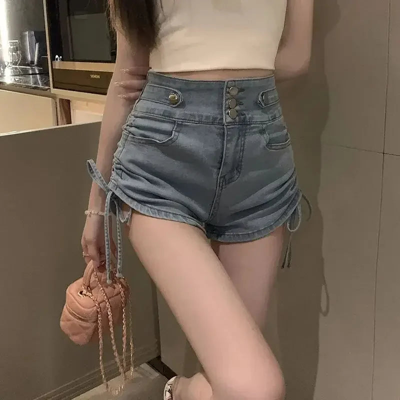Mini Shorts Cintura Alta