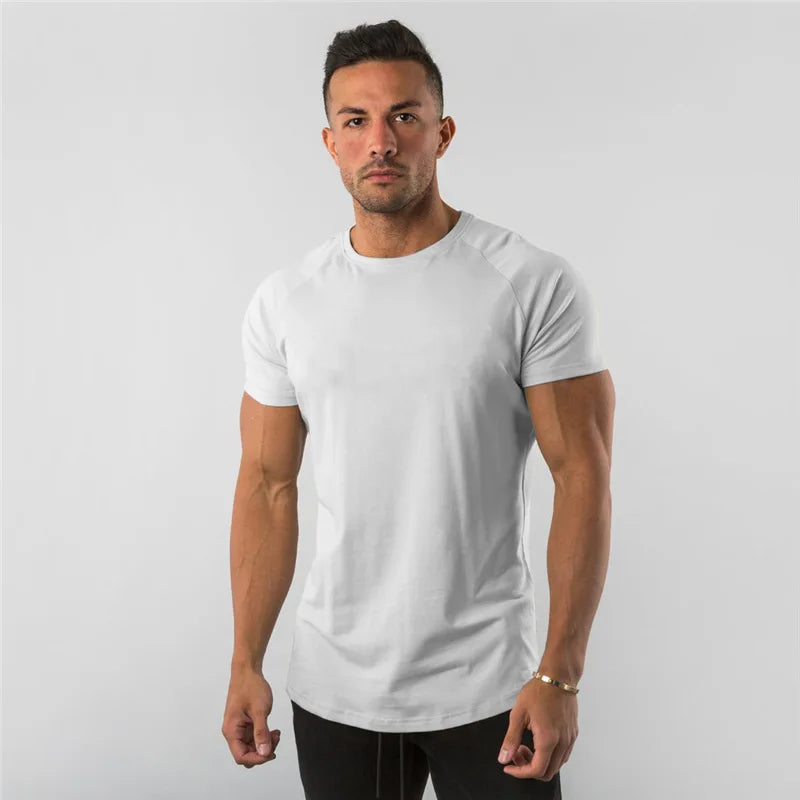 Camiseta Masculina Casual de Manga Curta