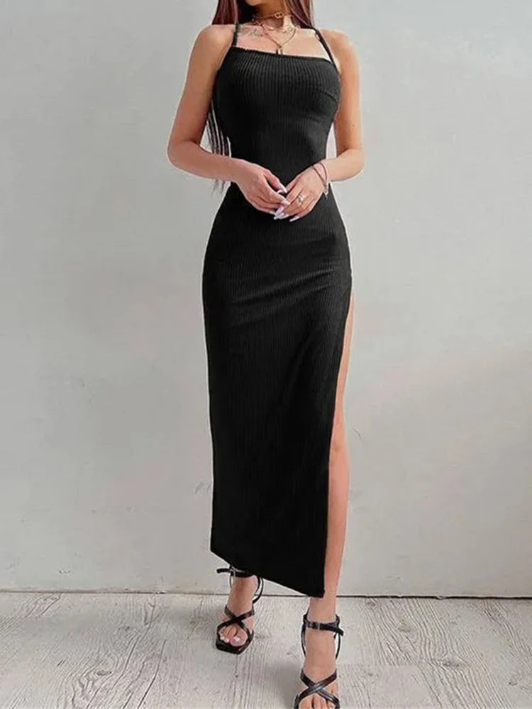 Vestido Longo Sexy Black