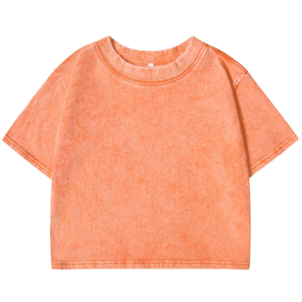 Camiseta Vintage Cropped