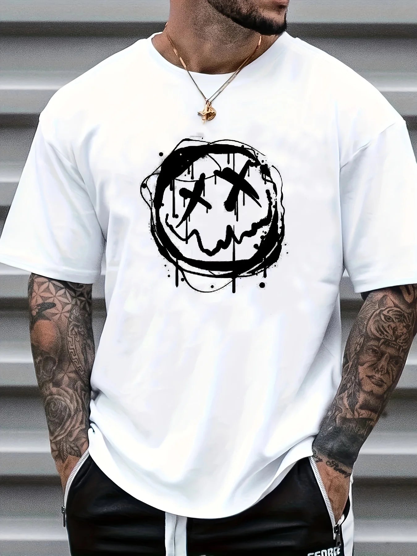 camiseta Masculina Smile