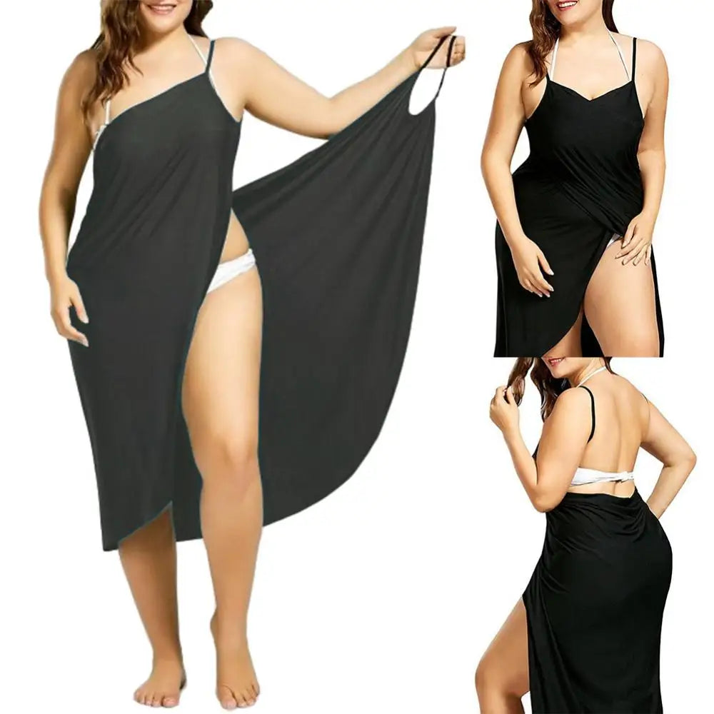Vestido de Praia Plus Size