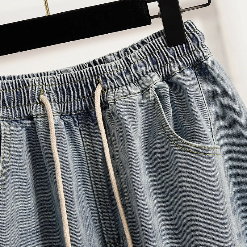Shorts Jeans Casual Plus Size Feminino