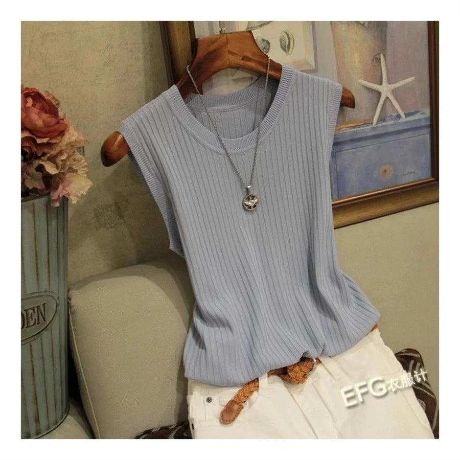 Blusa Feminina sem Mangas