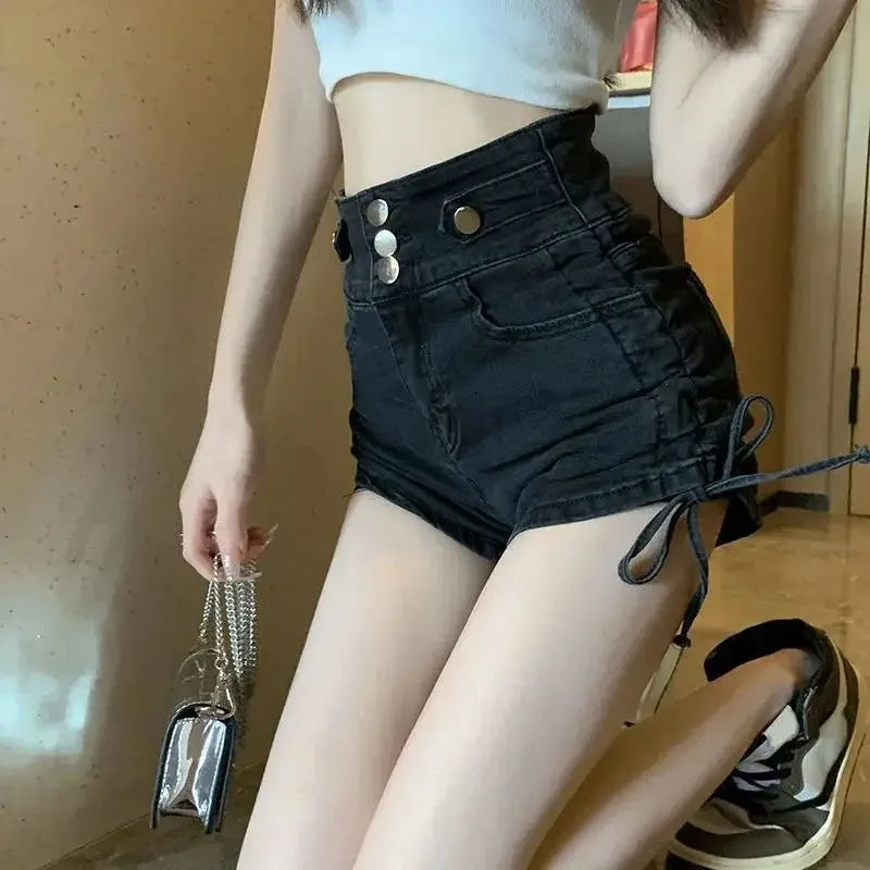 Mini Shorts Cintura Alta