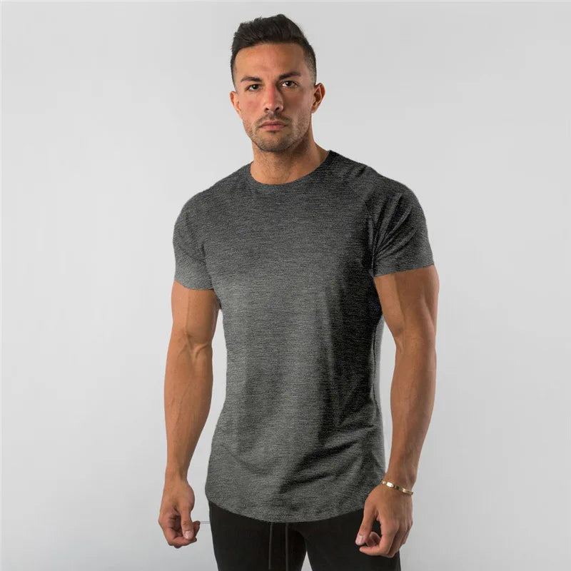 Camiseta Masculina Casual de Manga Curta