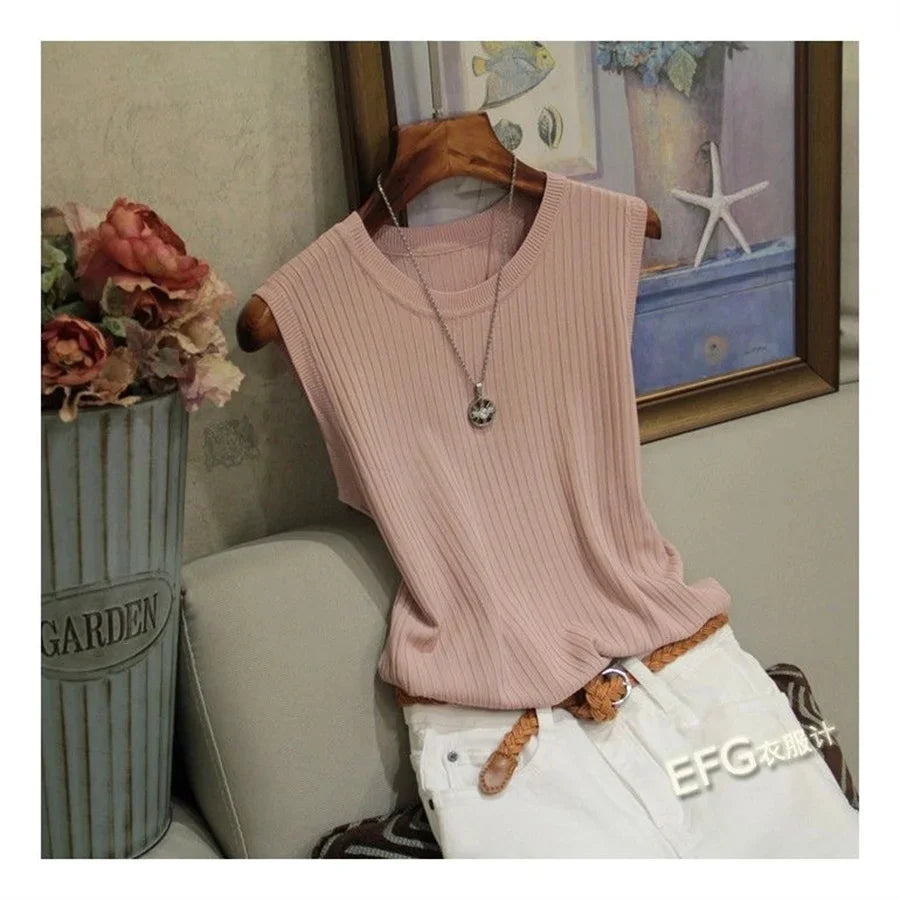 Blusa Feminina sem Mangas