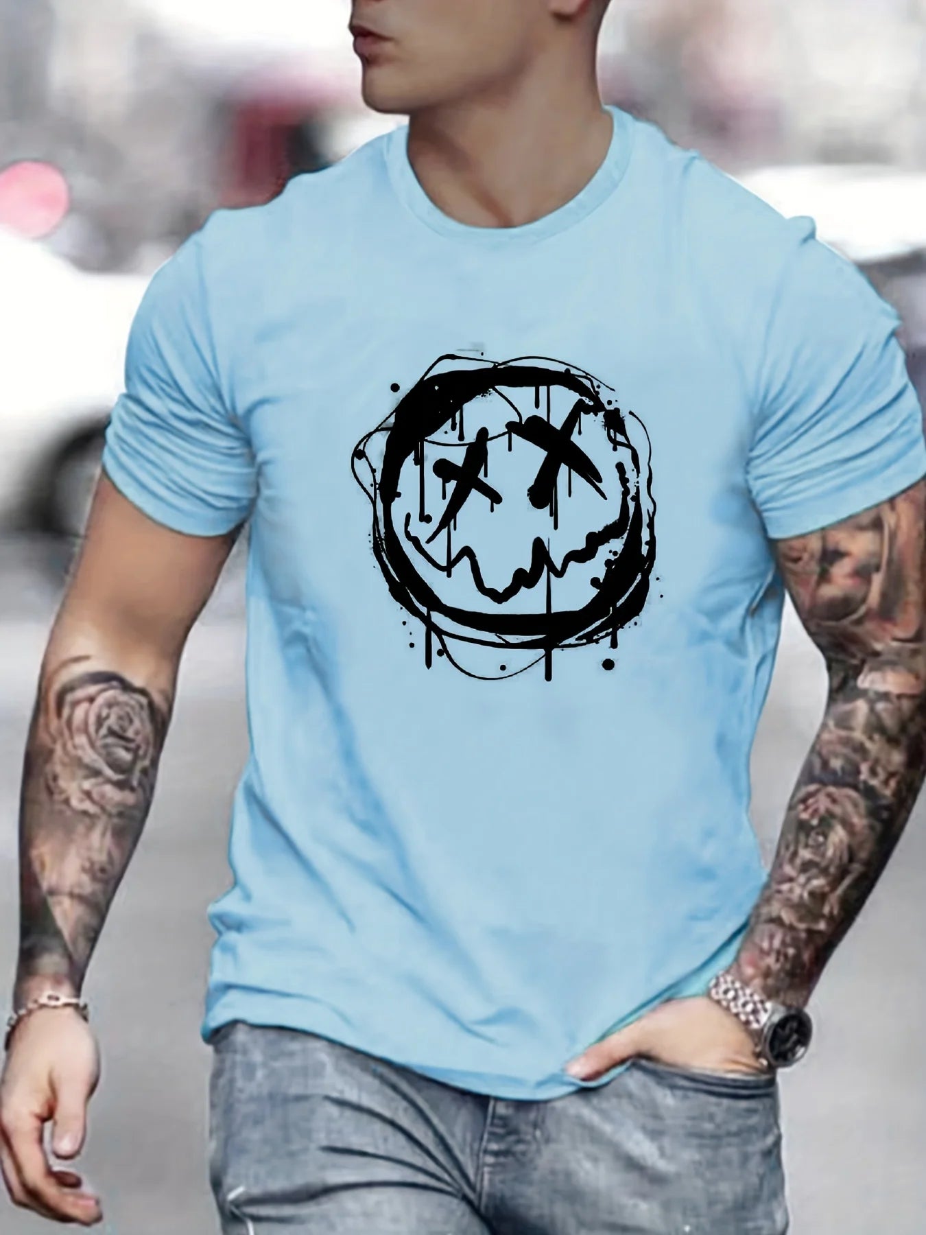camiseta Masculina Smile