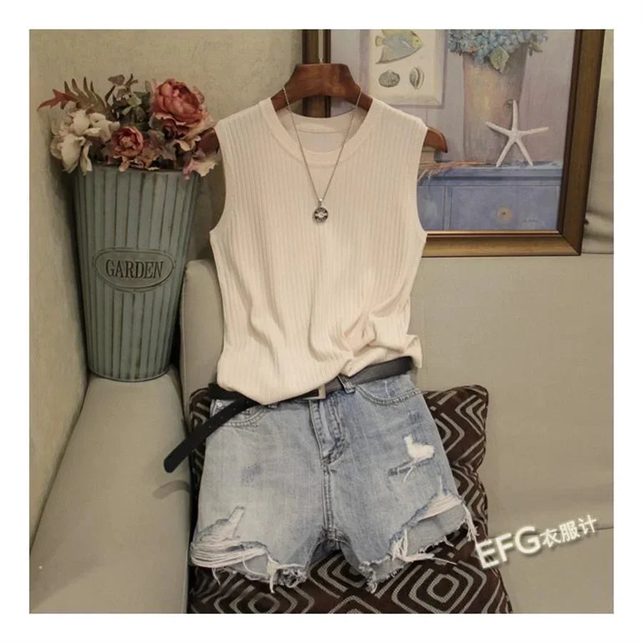 Blusa Feminina sem Mangas
