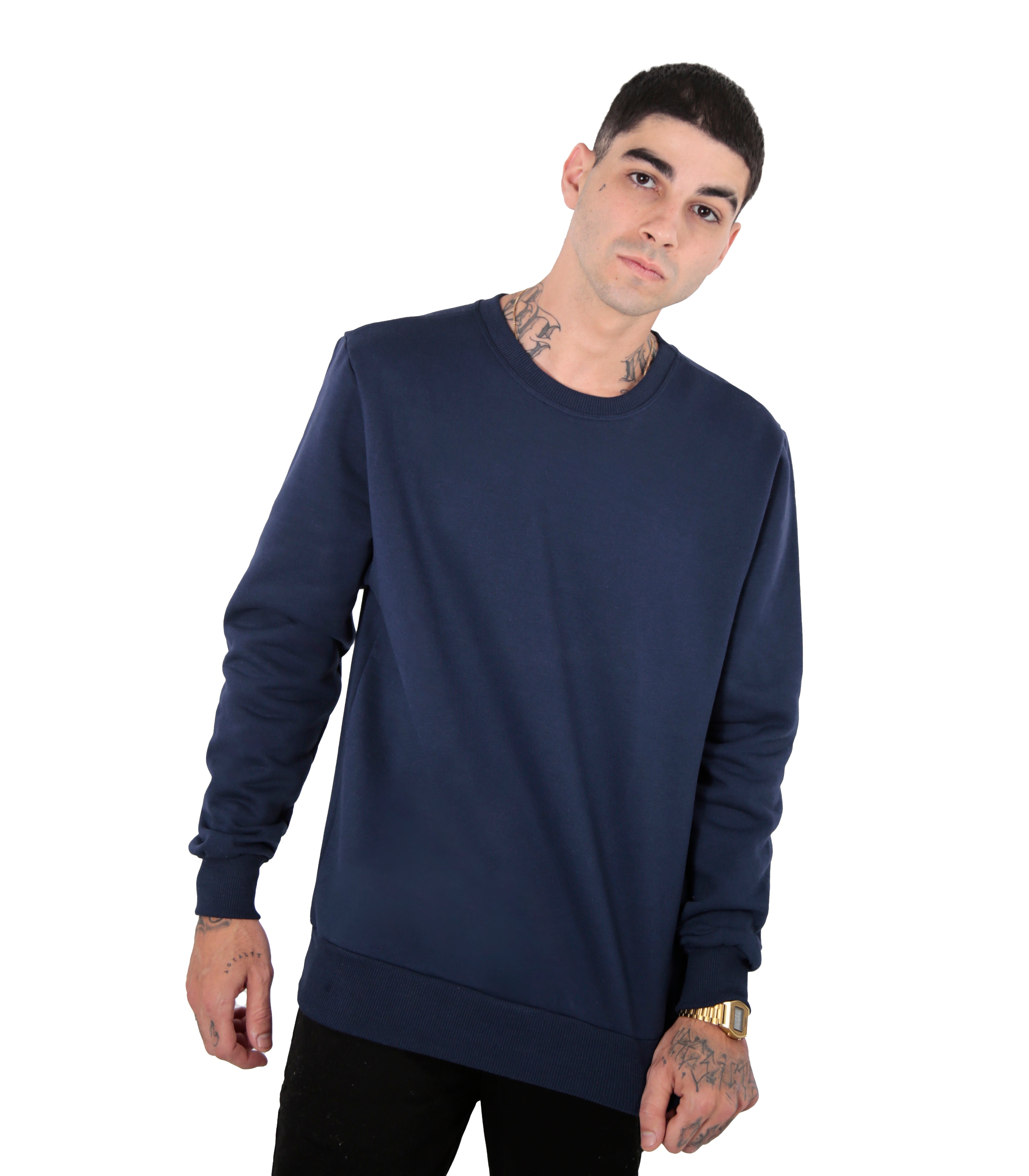 Moletom Brand Básico Felpado 2 Cabos