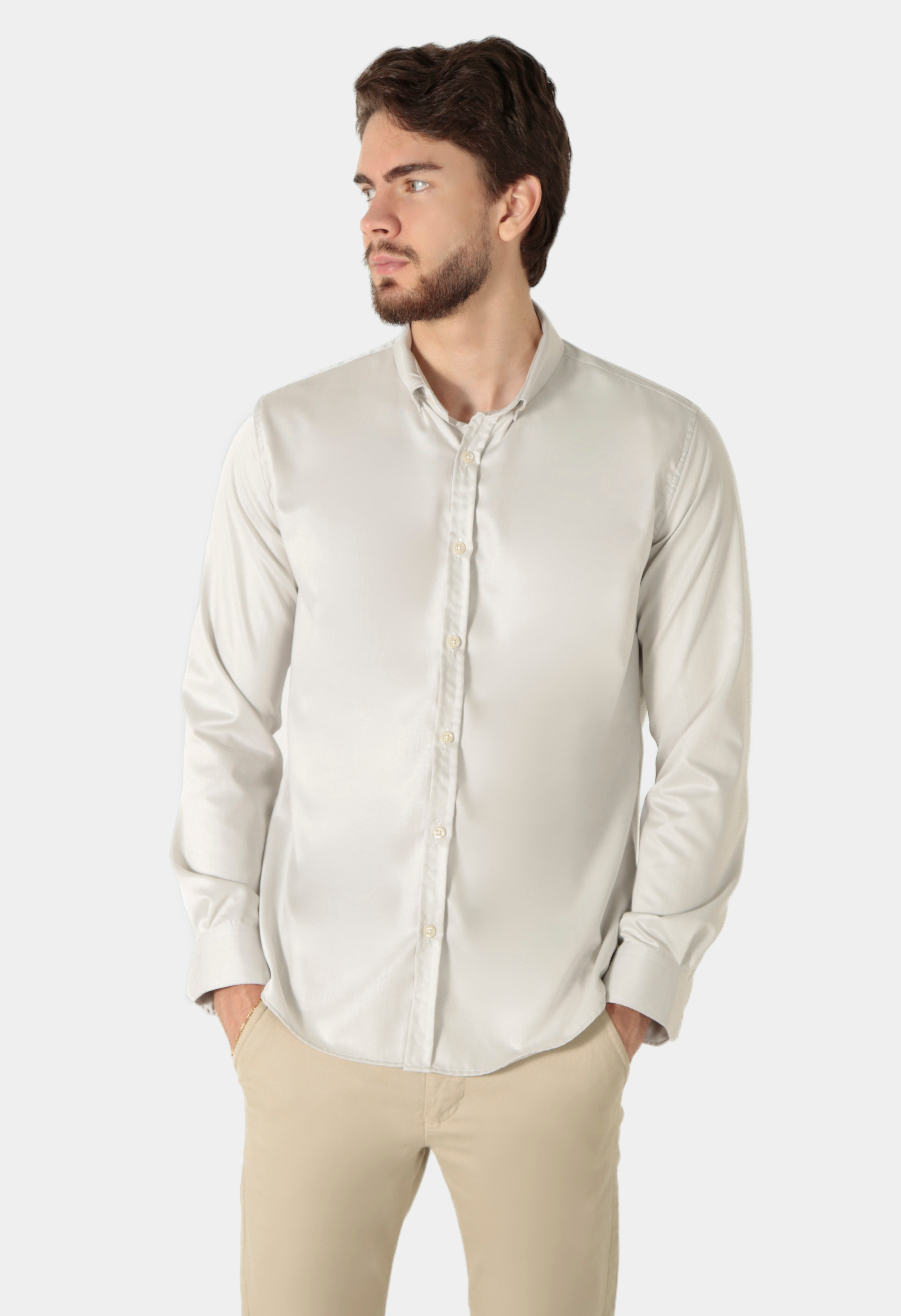 Camisa Manga Longa Slim