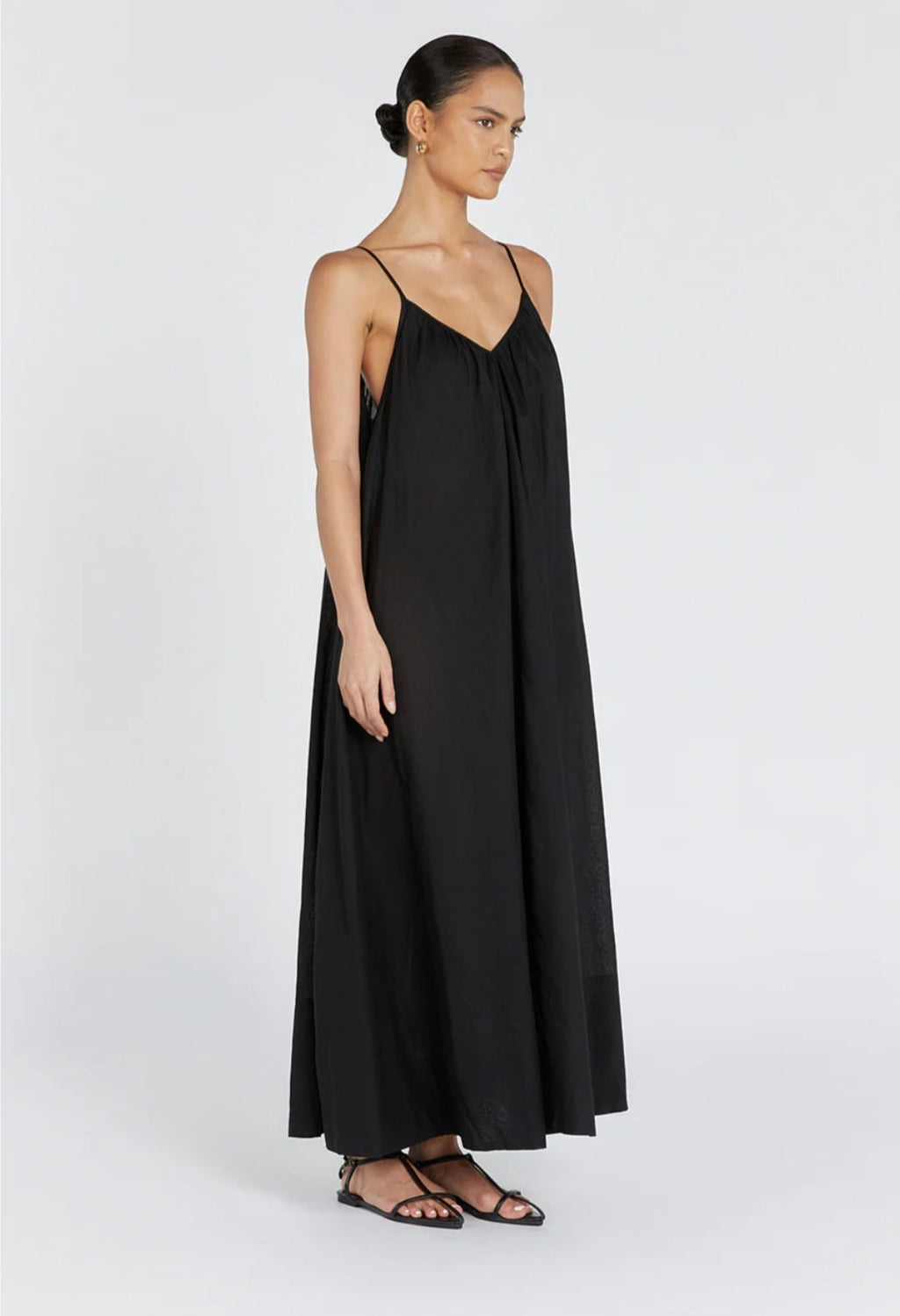 Vestido de Algodão Preto