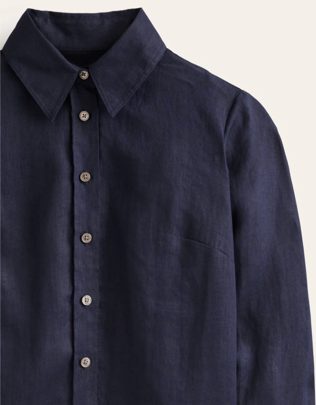 Camisa de Linho Azul