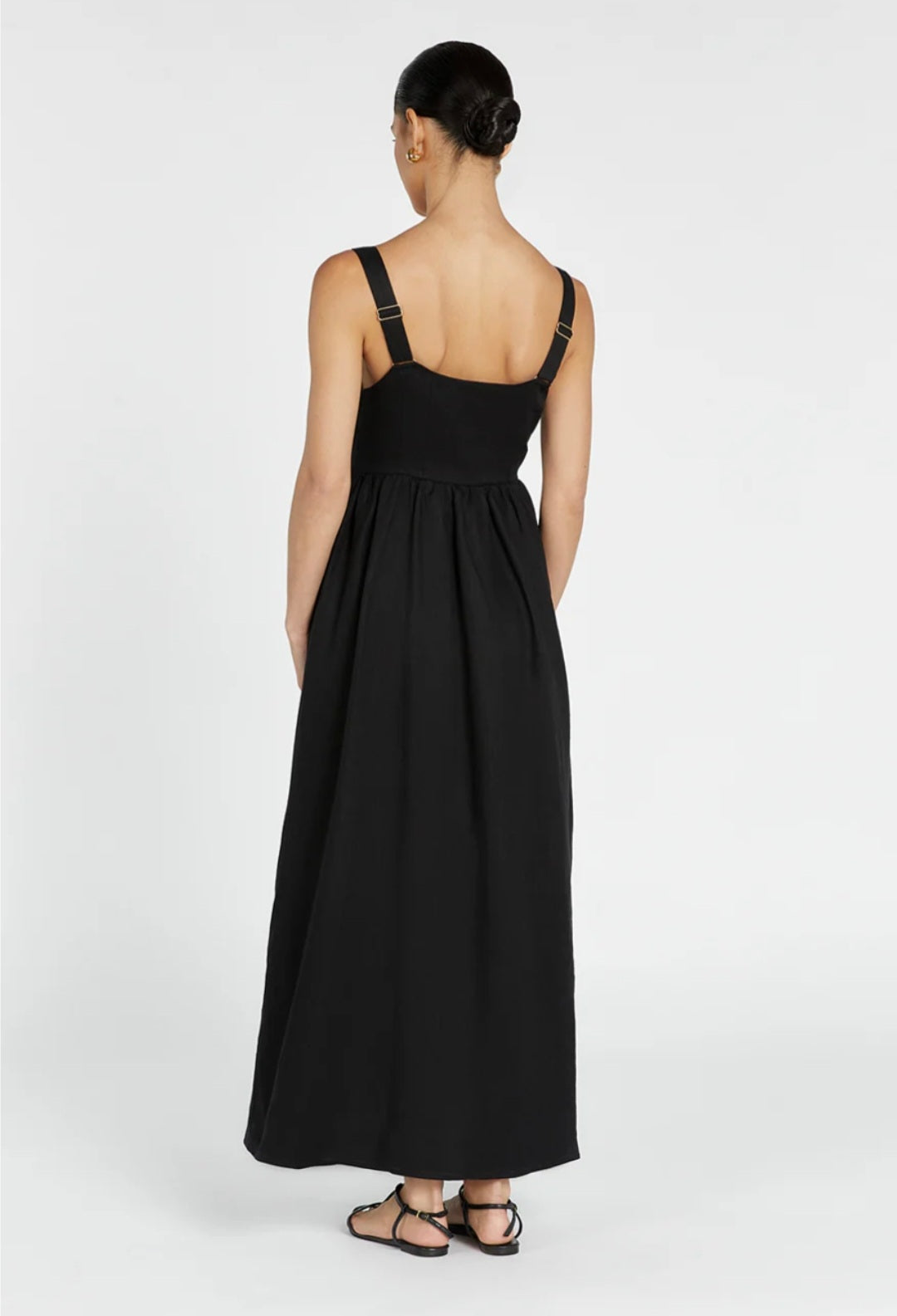 Vestido de Linho Preto
