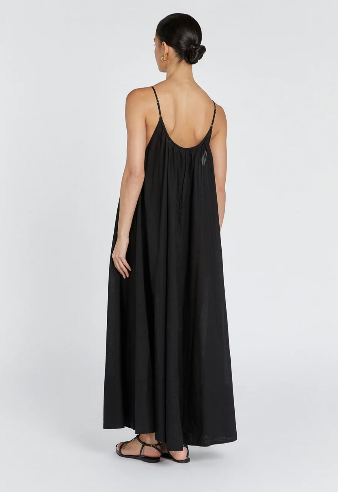 Vestido de Algodão Preto