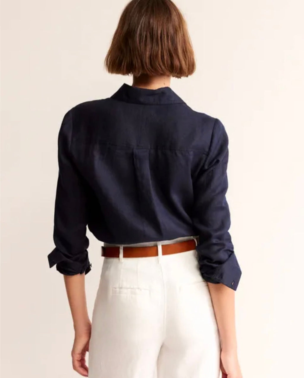 Camisa de Linho Azul