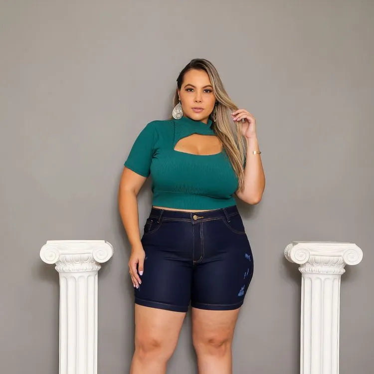 Short Meia Coxa Plus